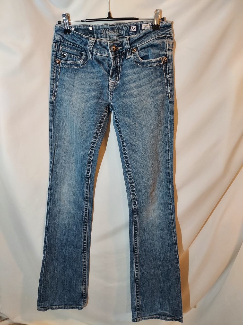 Miss Me Bootcut Rhinestone Cross Jeans Dark Wash JP5009-3 Size 28